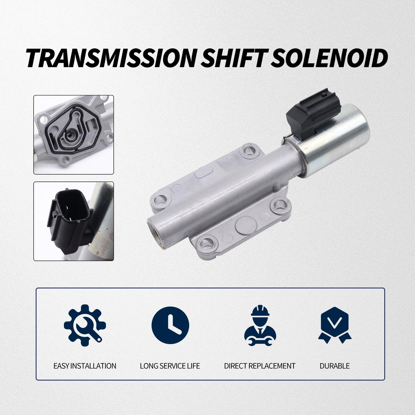 HiSport 28250P4R315 Transmission Shift Solenoid - Compatible with Acura Integra 2000-2001 Honda Civic 1996-2000 CR-V 1997-2001 Replaces 28250P4R003