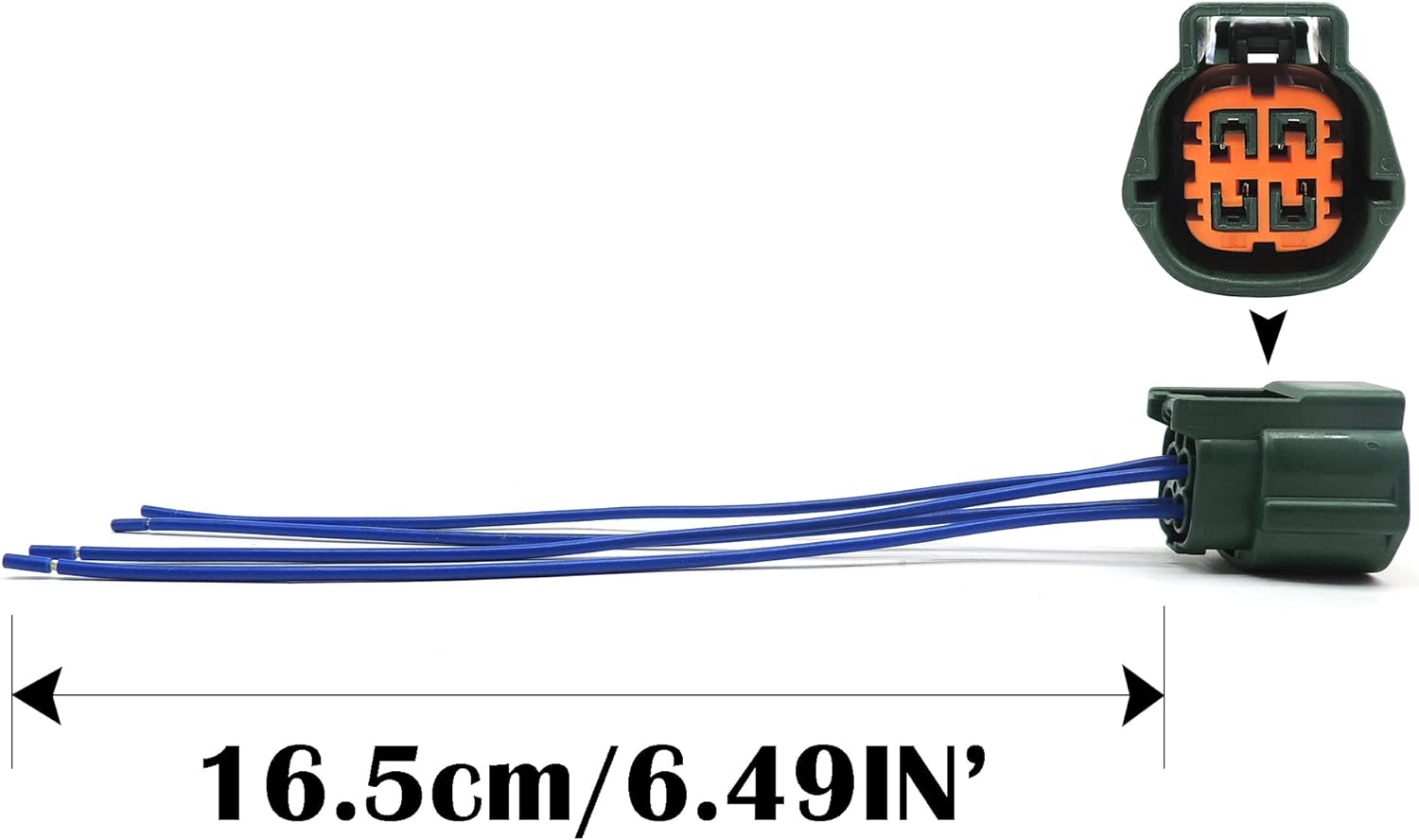 HiSport 4 pin 4-way 4 wire connector for O2 Sensor Compatible with Nissan Subaru Infiniti RS04FG