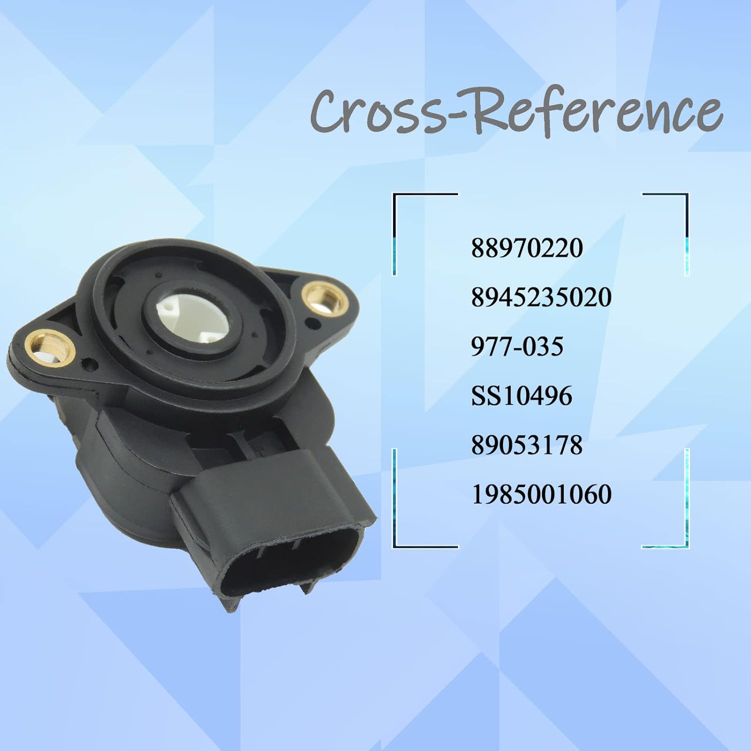 Throttle Position Sensor（Throttle Body Sensor）TPS Compatible with 2003-2006 Vibe，1996-2002 4Runner，1996-1998 T-100，1997-2004 Tacoma，2000-2002 Tundra