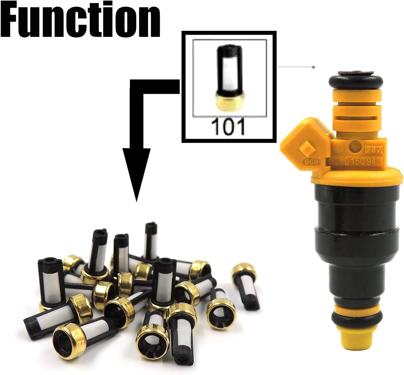 HiSport Fuel Injector Micro Filter Removal Tool (+Optional Basket Filters)