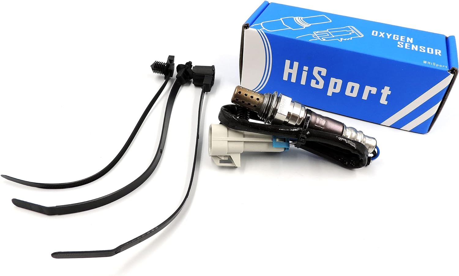 HiSport Oxygen Sensor 250-24269 Replacement - 4-Wire Direct Fit, Heated O2 Sensor Upstream & Downstream Located, Replaces 25024269, 15896 1 Pack