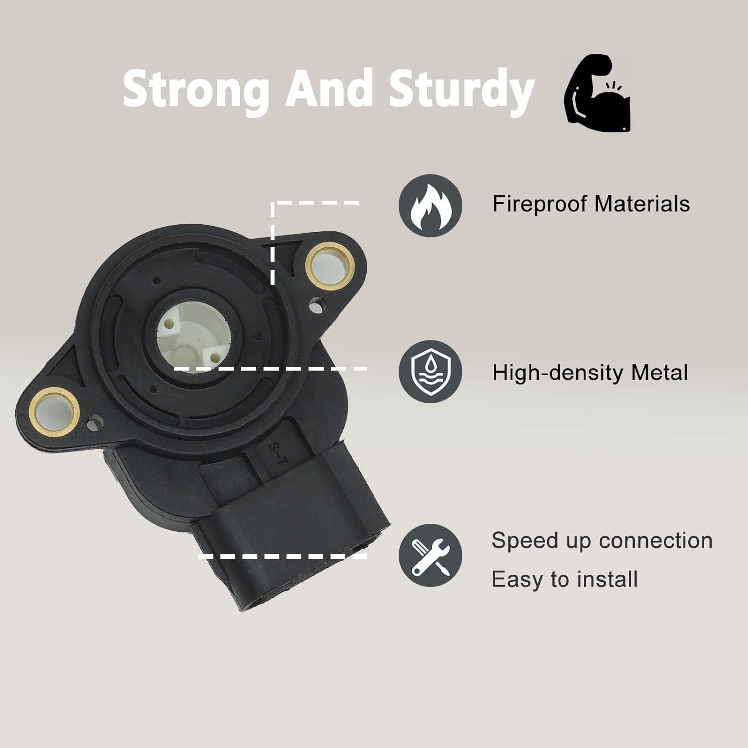 Throttle Position Sensor（Throttle Body Sensor）TPS Compatible with 2003-2006 Vibe，1996-2002 4Runner，1996-1998 T-100，1997-2004 Tacoma，2000-2002 Tundra