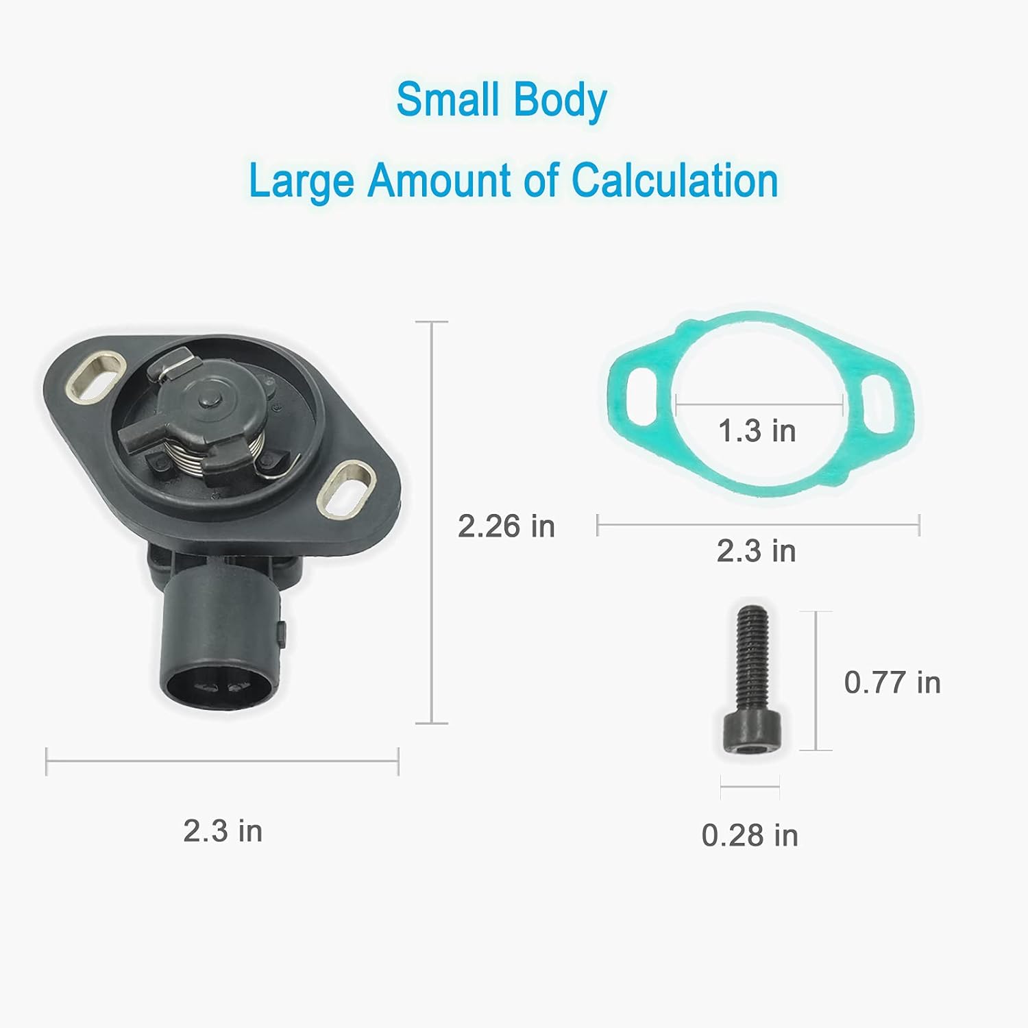 911-753 TPS Throttle Position Sensor Accelerator Switch - Compatiable with Acura Integra,Honda Accord Civic CRX Prelude CR-V Replace 16400-P06-A11 911753 16400P06A11 -HiSport