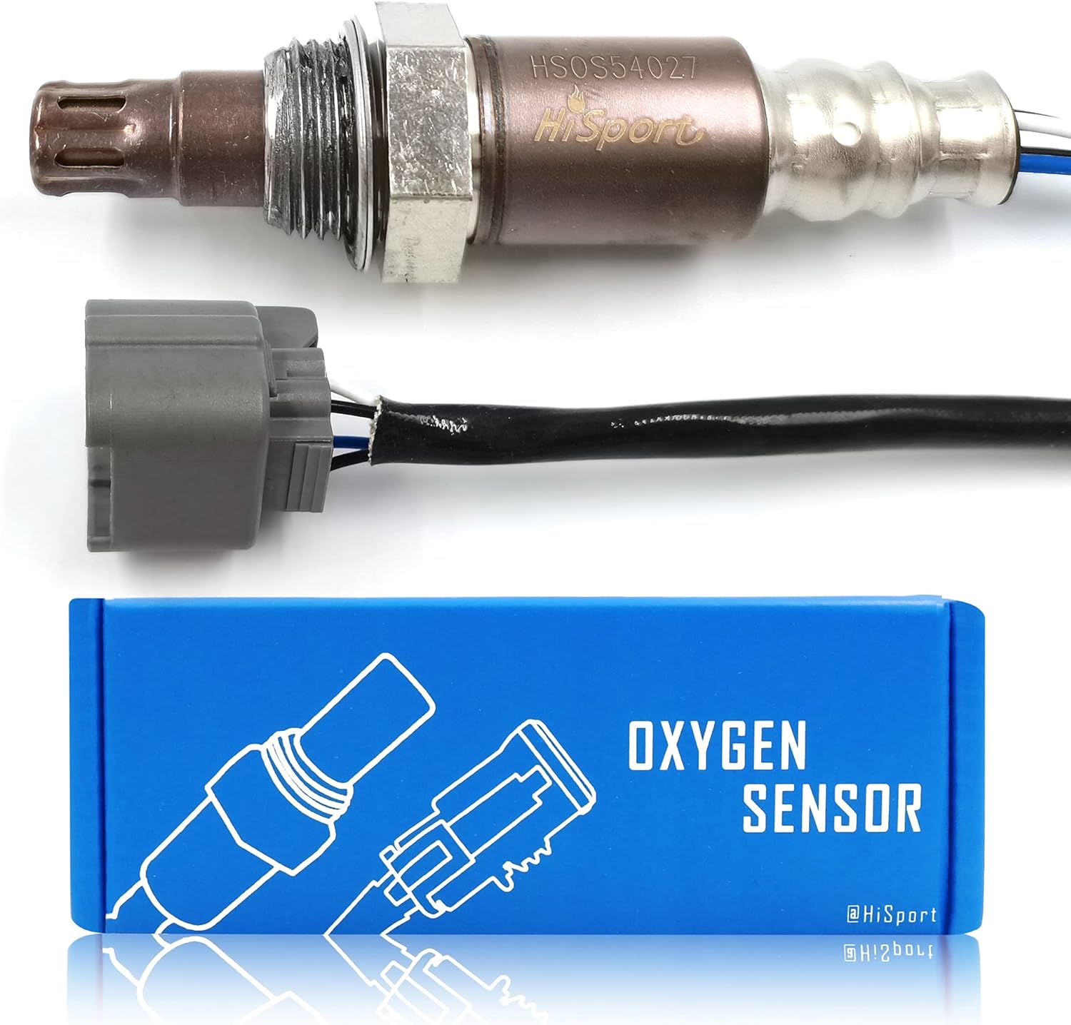 HiSport Oxygen Sensor 234-9123 - Upstream Heated O2 Sensor Replacement for 250-54027, 4-Wire Air Fuel Ratio Sensor,1 Rear Front Compatible with 2004-2011 Subaru 2.5L