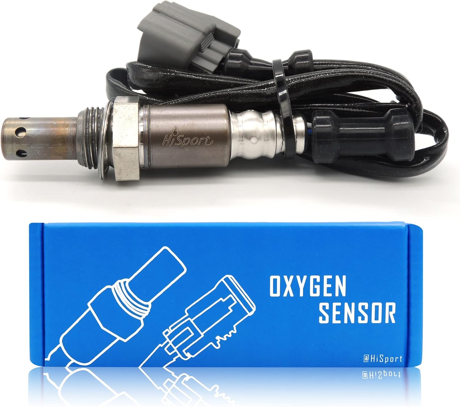 HiSport Oxygen Sensor 234-9040 - Upstream Heated O2 Sensor Replacement for 250-54045, 4-Wire Air Fuel Ratio Sensor,1 Rear Front, Compatible with 2003 2004 2005 2006 2007 Honda Accord 2.4L