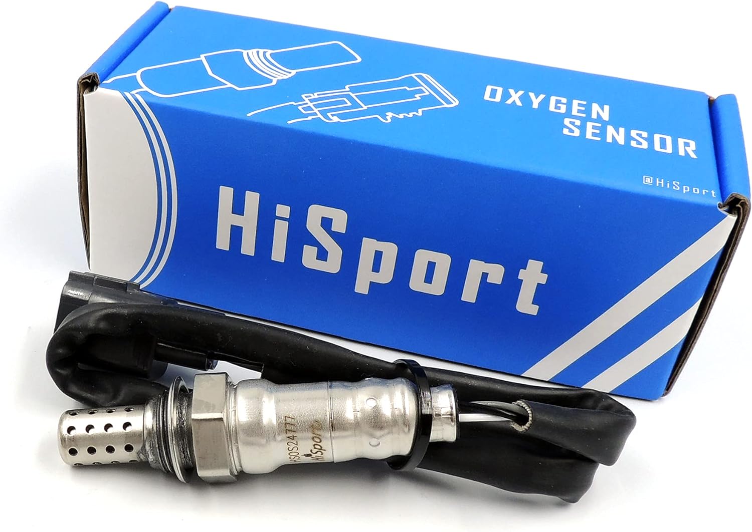 HiSport Oxygen Sensor 250-24777 Replacement - 4-Wire Direct Fit, Heated O2 Sensor Upstream Located, Replaces 25024777 ST-24777 1 Pack