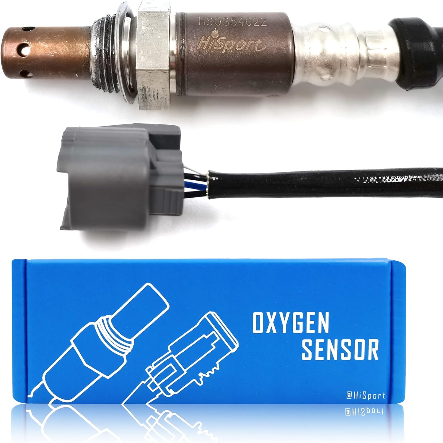 HiSport Oxygen Sensor 234-9066 - Upstream Heated O2 Sensor Replaces 250-54022, 4-Wire Air Fuel Ratio, Sensor 1 Front B1S1 Before Catalytic Converter Located, Compatible with 2004-2008 Acura TSX 2.4L