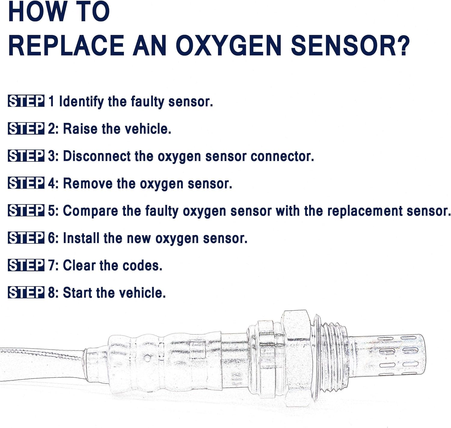 HiSport 4-Wire Fuel Ratio Oxygen O2 Sensor - Direct Fit Replacement, Compatible with Lexus ES NX RX Series Some Models, Toyota 4Runner Avalon Camry Highlander RAV4 Sienna Solara